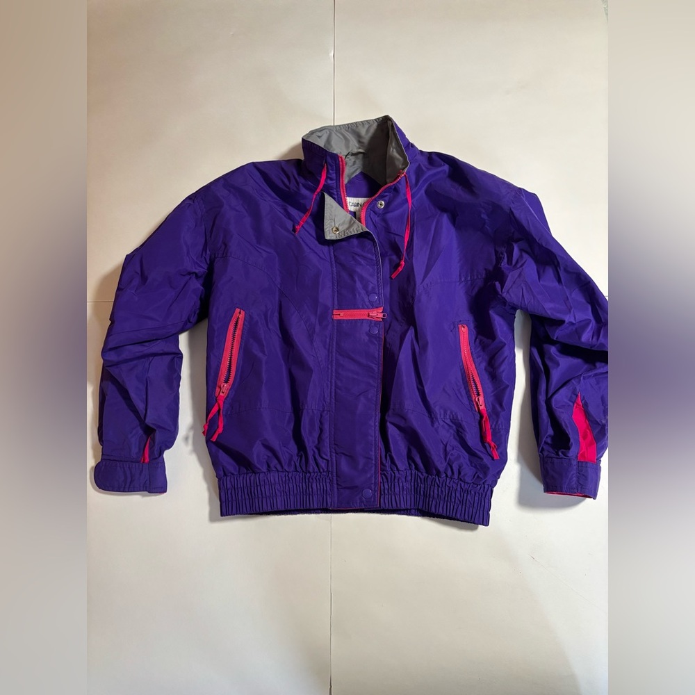 VTG 90’s Cabin Creek Purple and Pink Utility Jacket Women’s Medium Retro